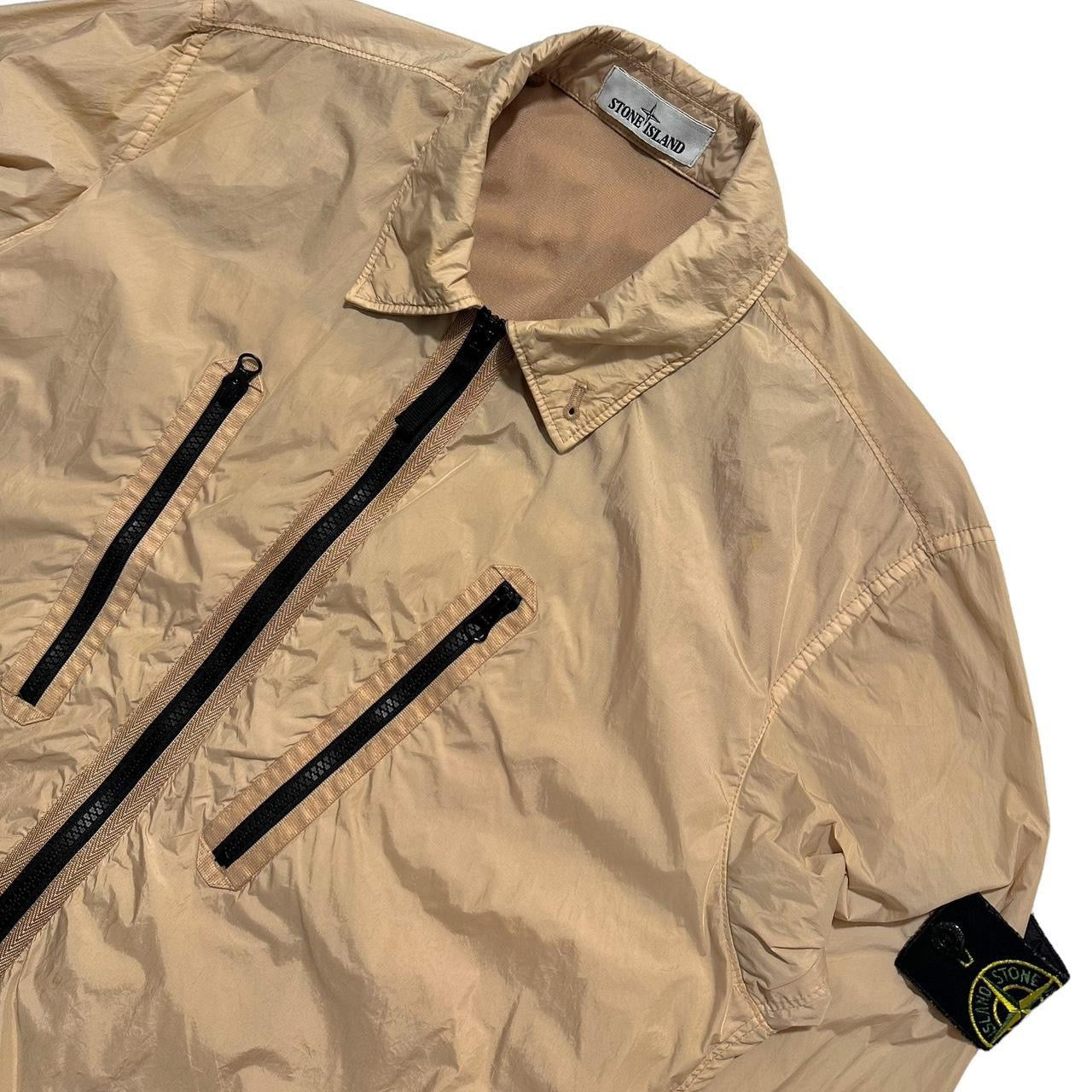 Stone Island Zip Up Nylon Overshirt