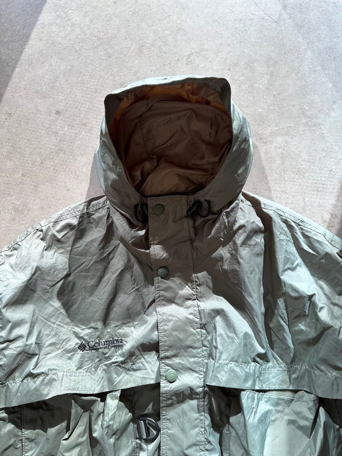 1990's Columbia PFG Wading Jacket - L | Large, Red