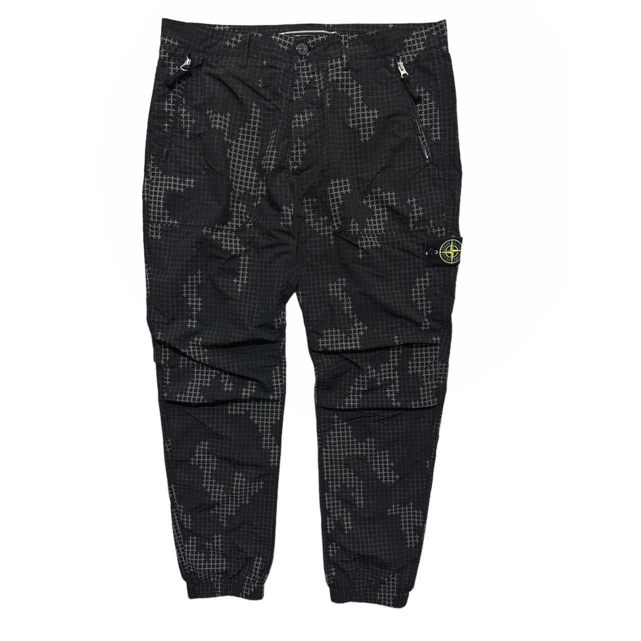 Stone Island Grid Camo Bottoms