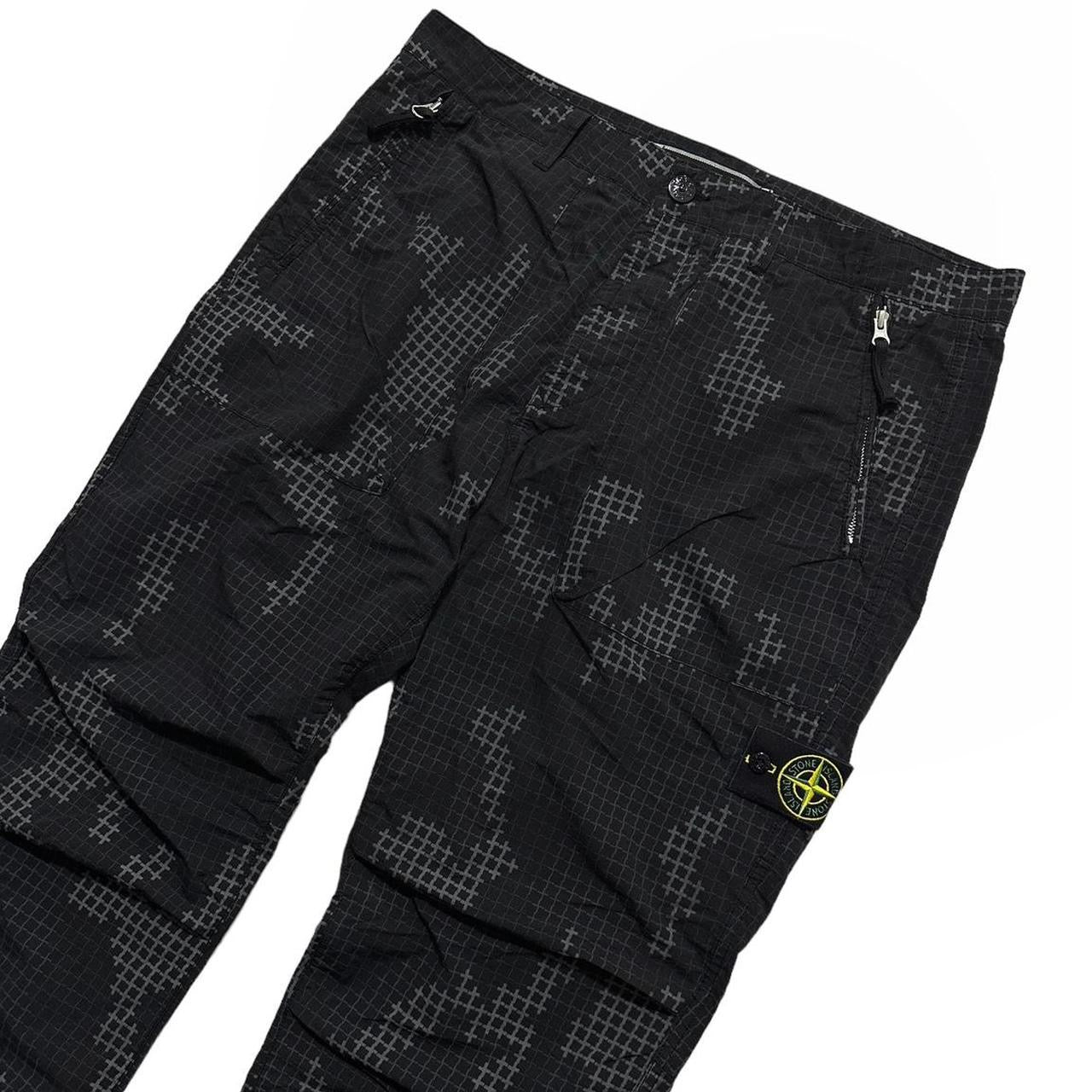 Stone Island Grid Camo Bottoms