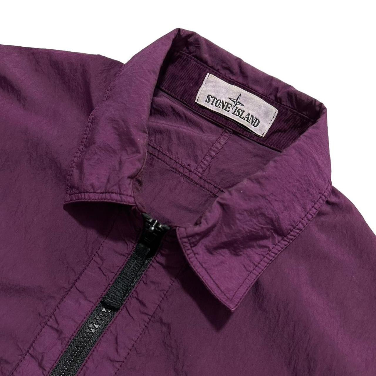 Stone Island Purple Side Pocket Overshirt