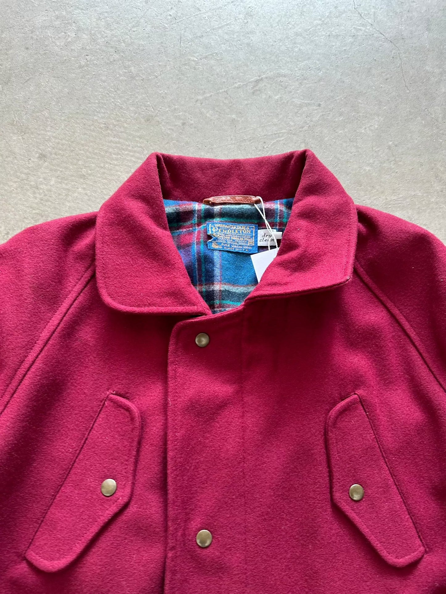 1980's Pendleton Woollen Jacket - M | Medium, Red