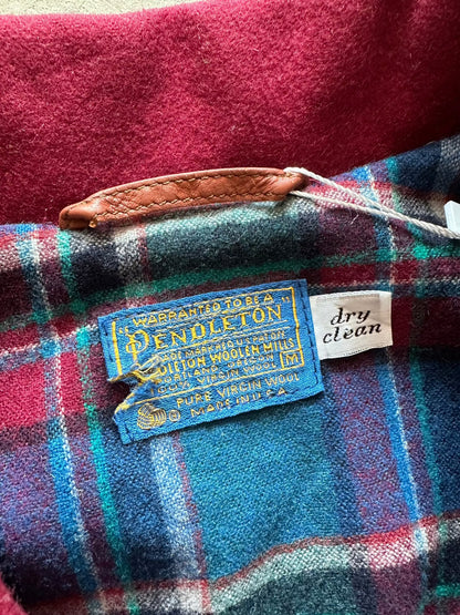 1980's Pendleton Woollen Jacket - M | Medium, Red