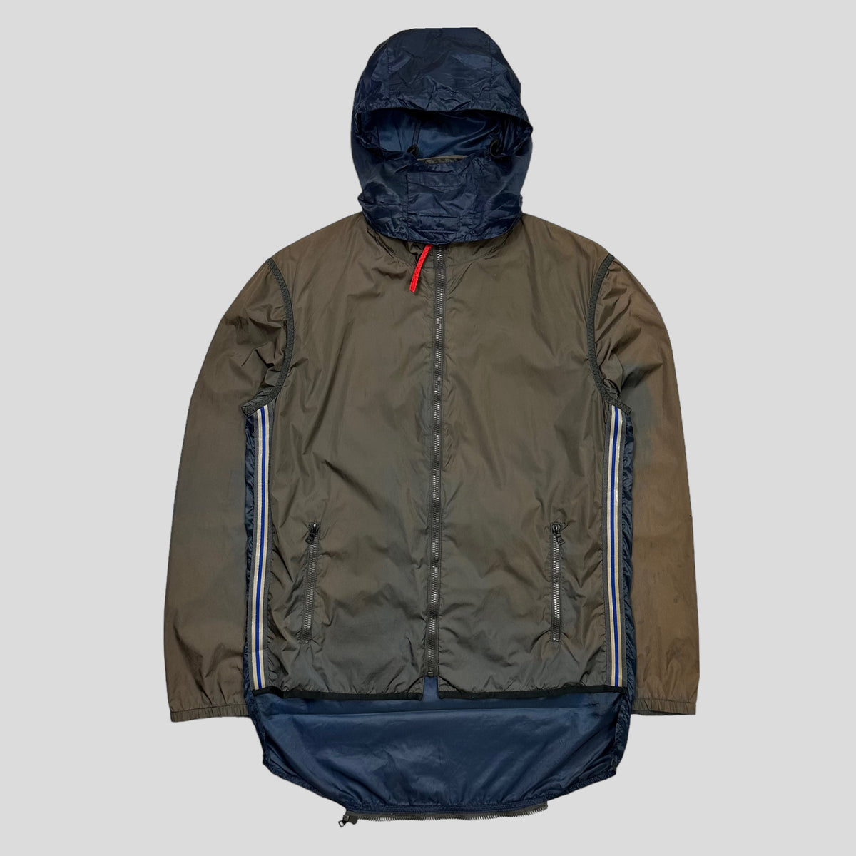 Prada Sport SS00 Gel Seam Convertible 3m Jacket - L | Large, Multicoloured