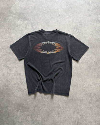 oakley software 2000s heavyweight graphic t-shirt (s) | Small, Black