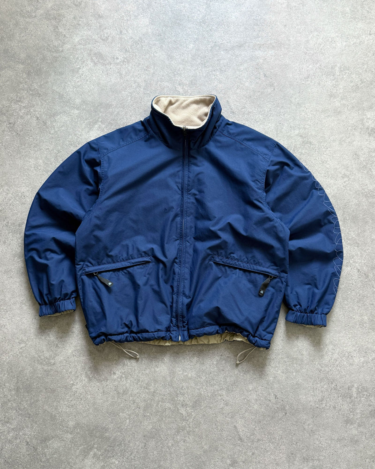 nike acg 2000s reversible heavyweight storm clad fleece jacket (l) | Large, Multicoloured