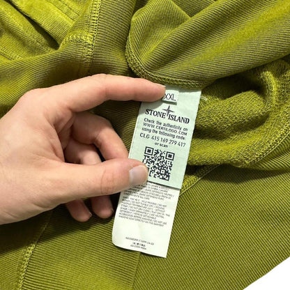 Stone Island Green Full Zip Hoodie