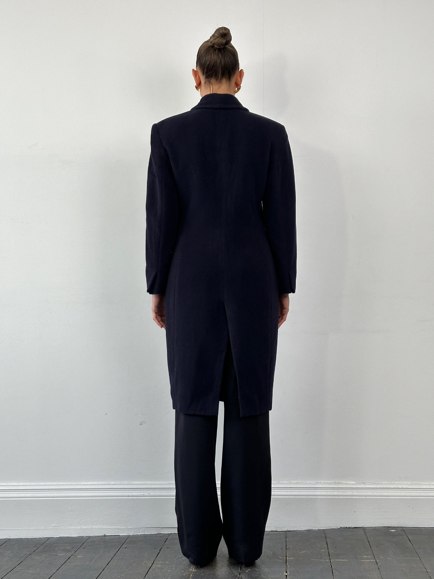 Gianni Versace Versus 1990s Bespoke Button Double Breasted Coat - M