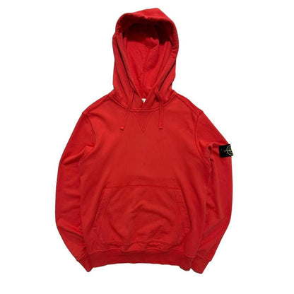 Stone Island Red Pullover Hoodie