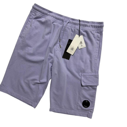CP Company Lilac Cotton Shorts | XL, Lilac