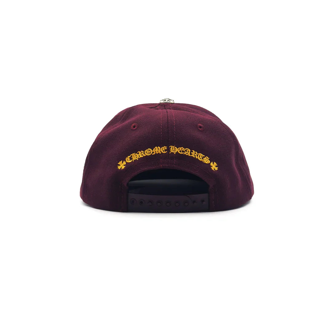 Chrome Hearts Embroidered CH Logo Red Baseball Cap | O/S, Red