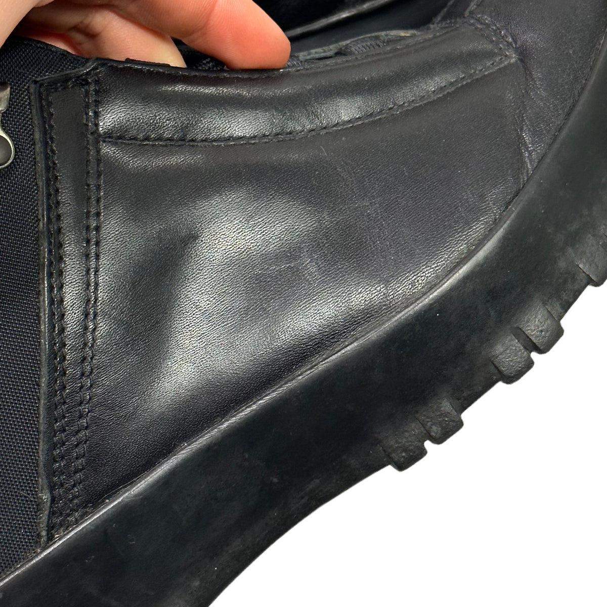 Prada Sport 00’s Leather & Nylon Boots - UK6 | 6, Black
