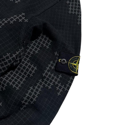 Stone Island Grid Camo Pullover Crewneck
