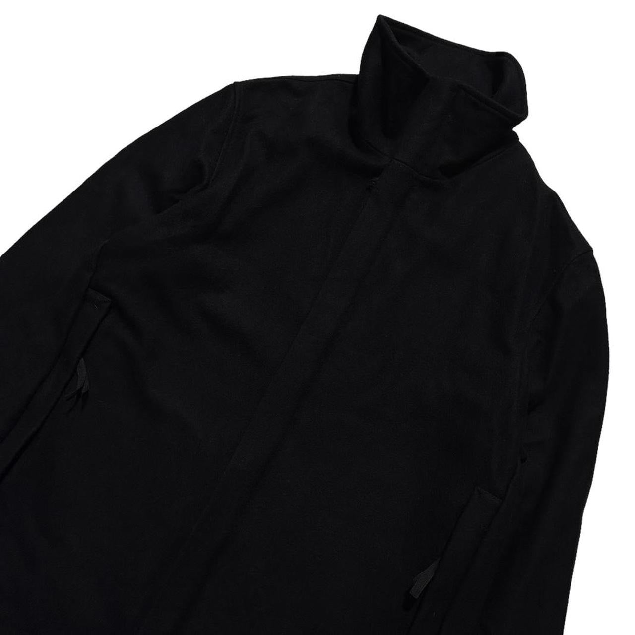 CP Company Black Wool Trench Jacket