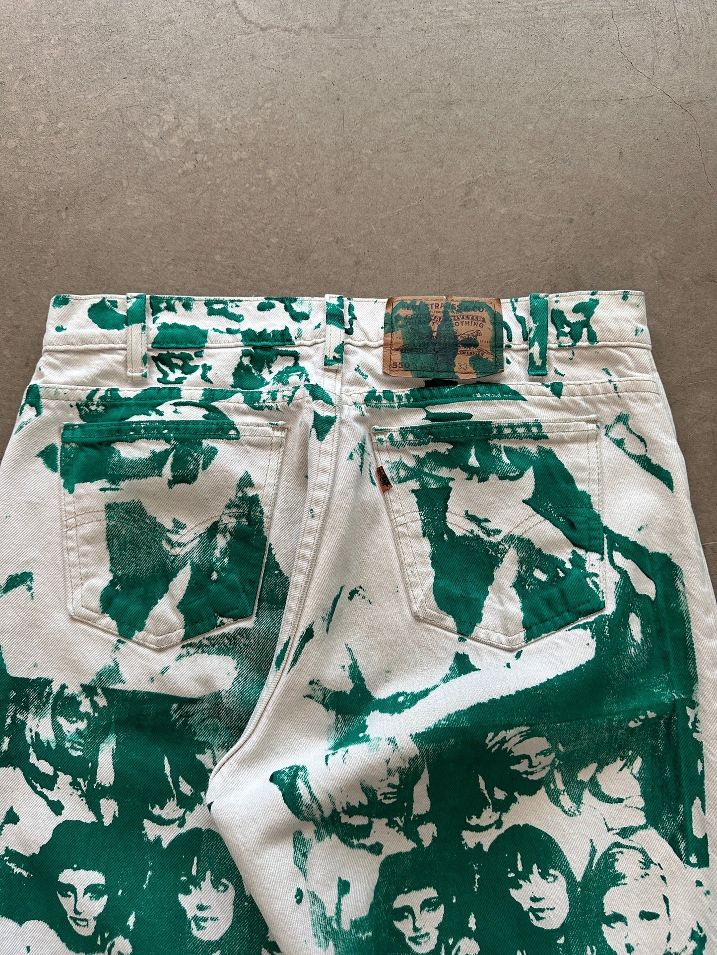 1995 Levi’s 550 Orange Tab Jeans - 33 x 34 | W32, Multicoloured