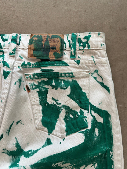 1995 Levi’s 550 Orange Tab Jeans - 33 x 34 | W32, Multicoloured