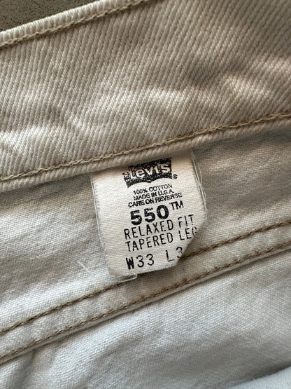 1995 Levi’s 550 Orange Tab Jeans - 33 x 34 | W32, Multicoloured