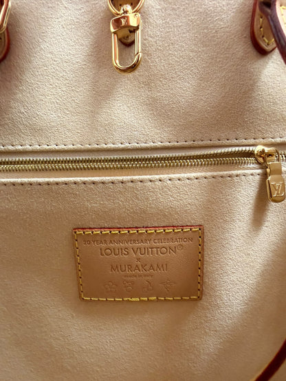 Louis Vuitton X Takashi Murakami OnTheGo Trunk MM Handbag White/ Multi Coloured | O/S, Multicoloured