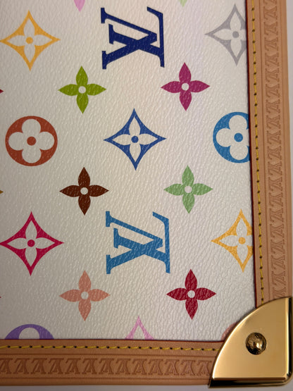 Louis Vuitton X Takashi Murakami OnTheGo Trunk MM Handbag White/ Multi Coloured | O/S, Multicoloured