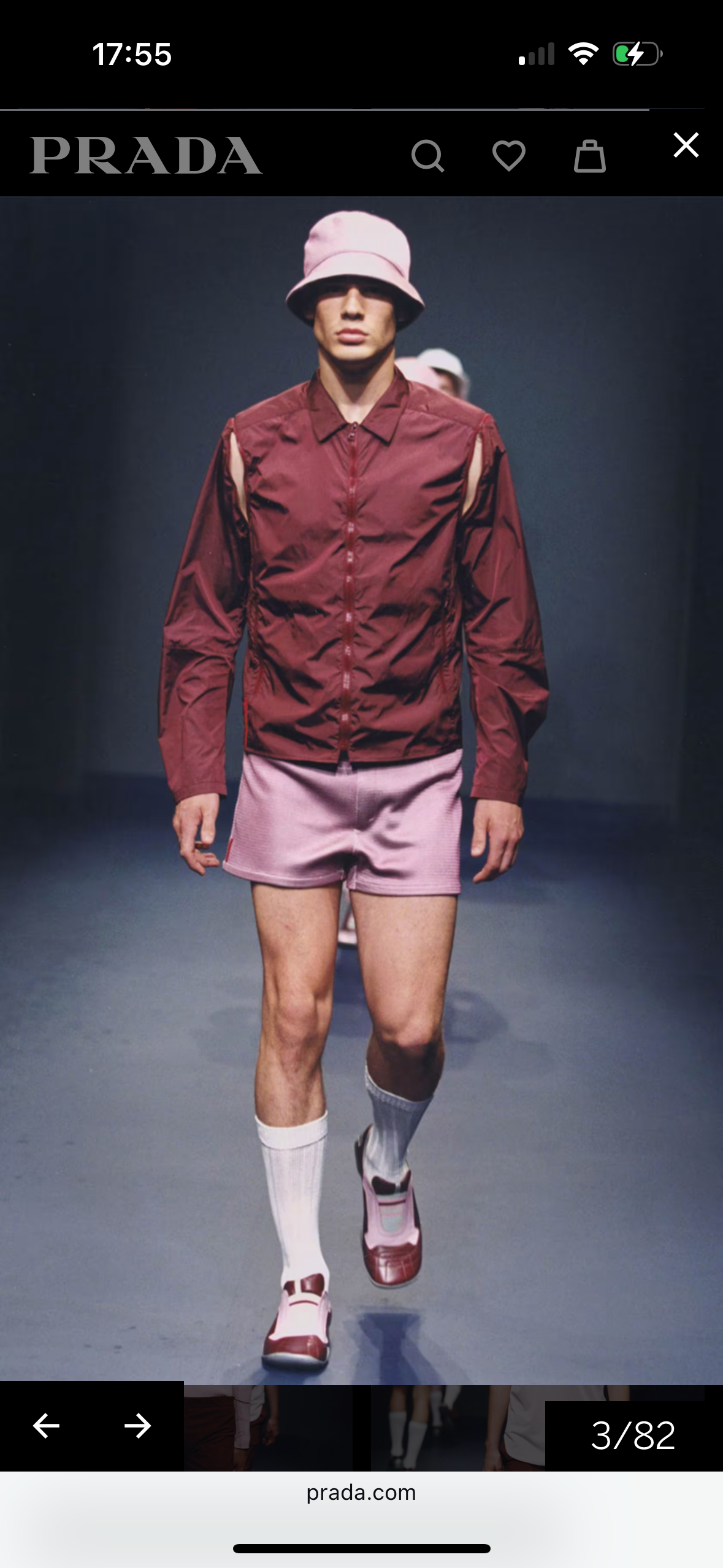 Prada Sport SS00 Modular Nylon Moto Jacket / Vest - M | Default Title, Burgundy