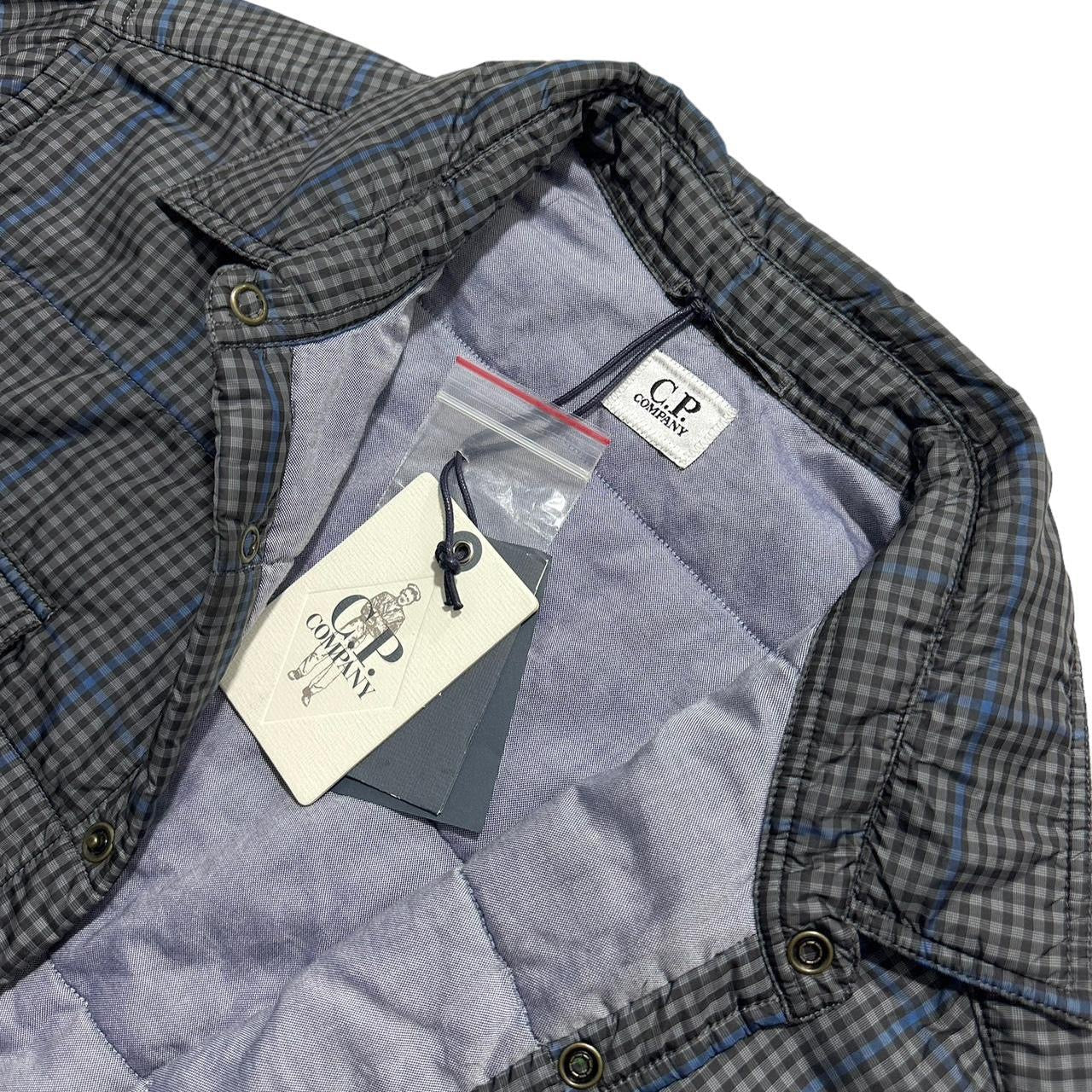 CP Company Quilted Padded Plaid Overshirt