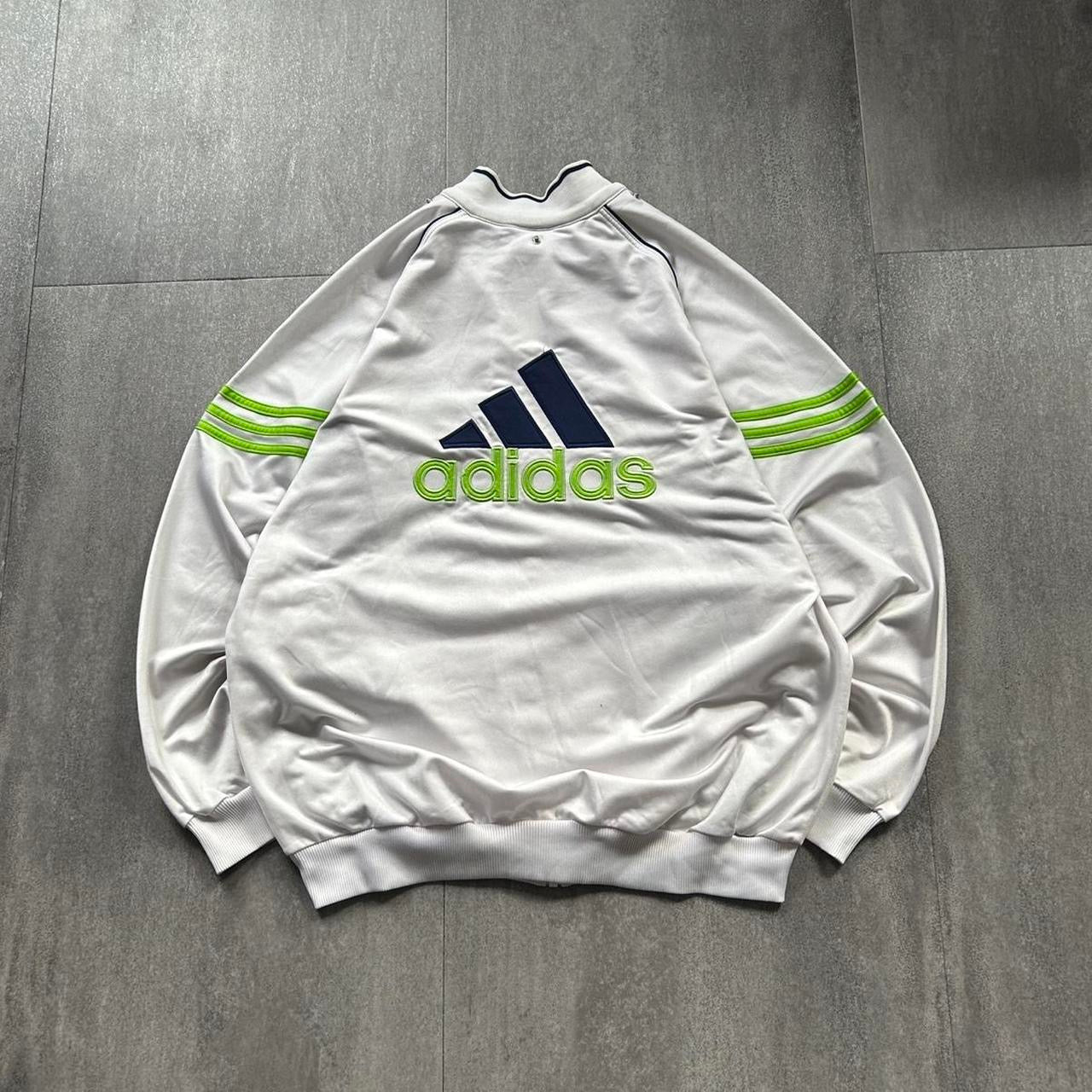 90s Adidas Track Top | White, Multicoloured