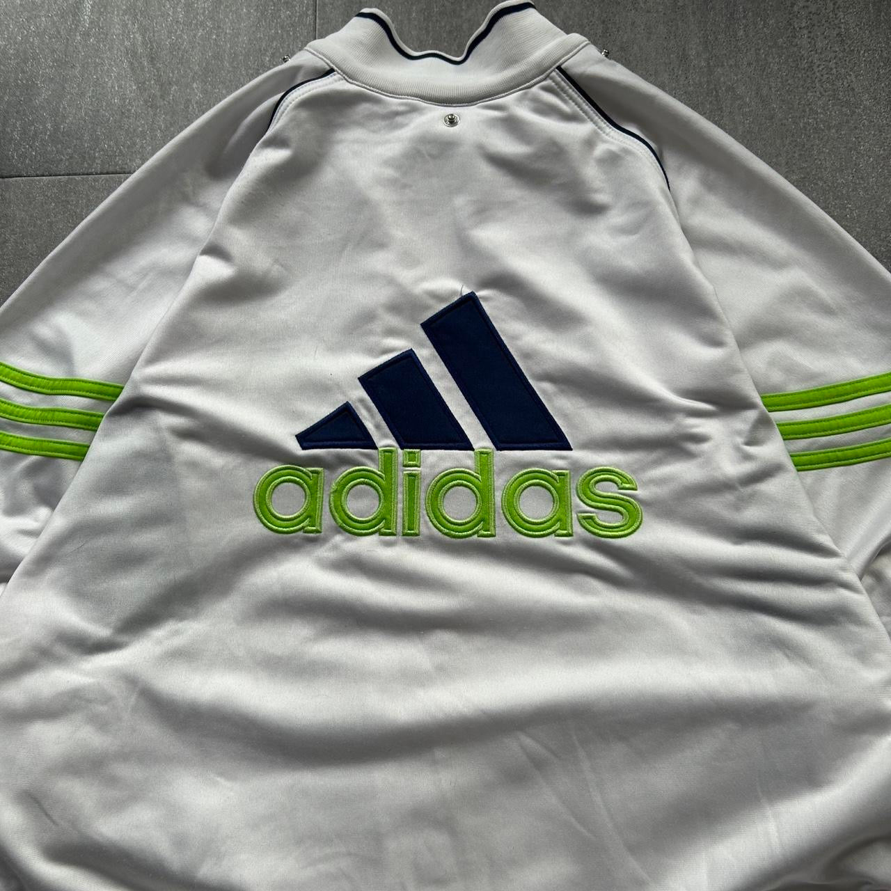 90s Adidas Track Top | White, Multicoloured