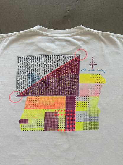 1991 Hood 2 Coast Relay Apple T-Shirt - L