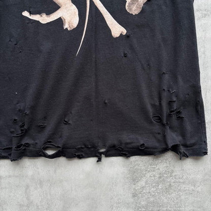 DISTRESSED DIESEL T-SHIRT | O/S, Red