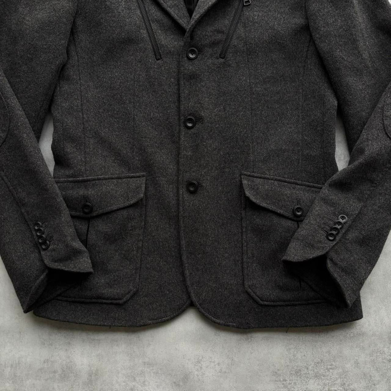 ARMANI MILITARY BLAZER | O/S, Charcoal Grey