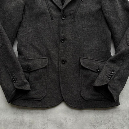 ARMANI MILITARY BLAZER | O/S, Charcoal Grey