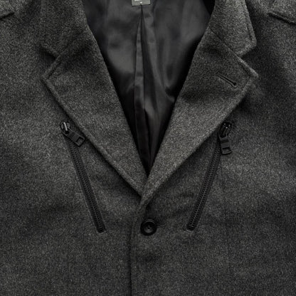 ARMANI MILITARY BLAZER | O/S, Charcoal Grey