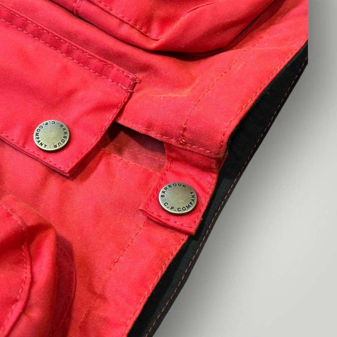 AW 2023 C.P. Company x Barbour Creel Wax Goggle Jacket L