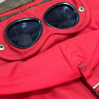 AW 2023 C.P. Company x Barbour Creel Wax Goggle Jacket L