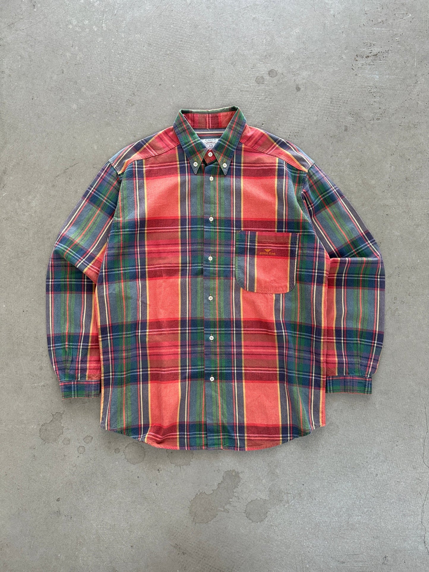 1990's Armani Jeans Check Shirt - XL