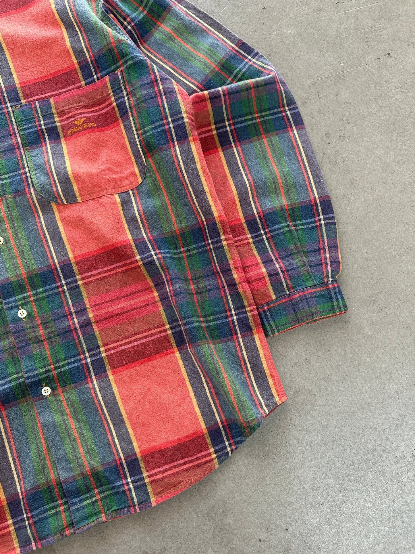 1990's Armani Jeans Check Shirt - XL
