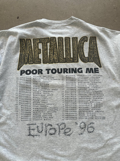 1996 Metallica Poor Touring Me T-Shirt - XL