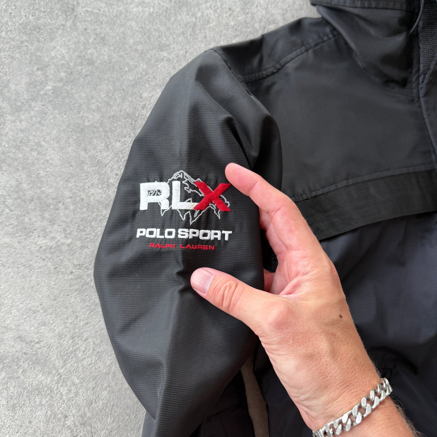 Polo Sport Ralph Lauren RARE 1990s deadstock technival waterpoof jacket (M)