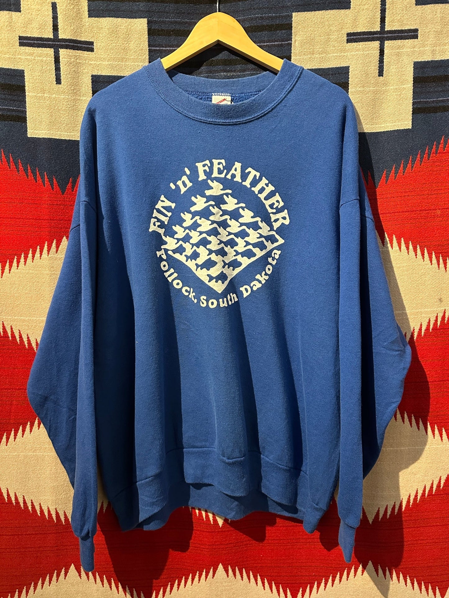 1990s Fin n Feather Sweat - XXL | Default Title, Red