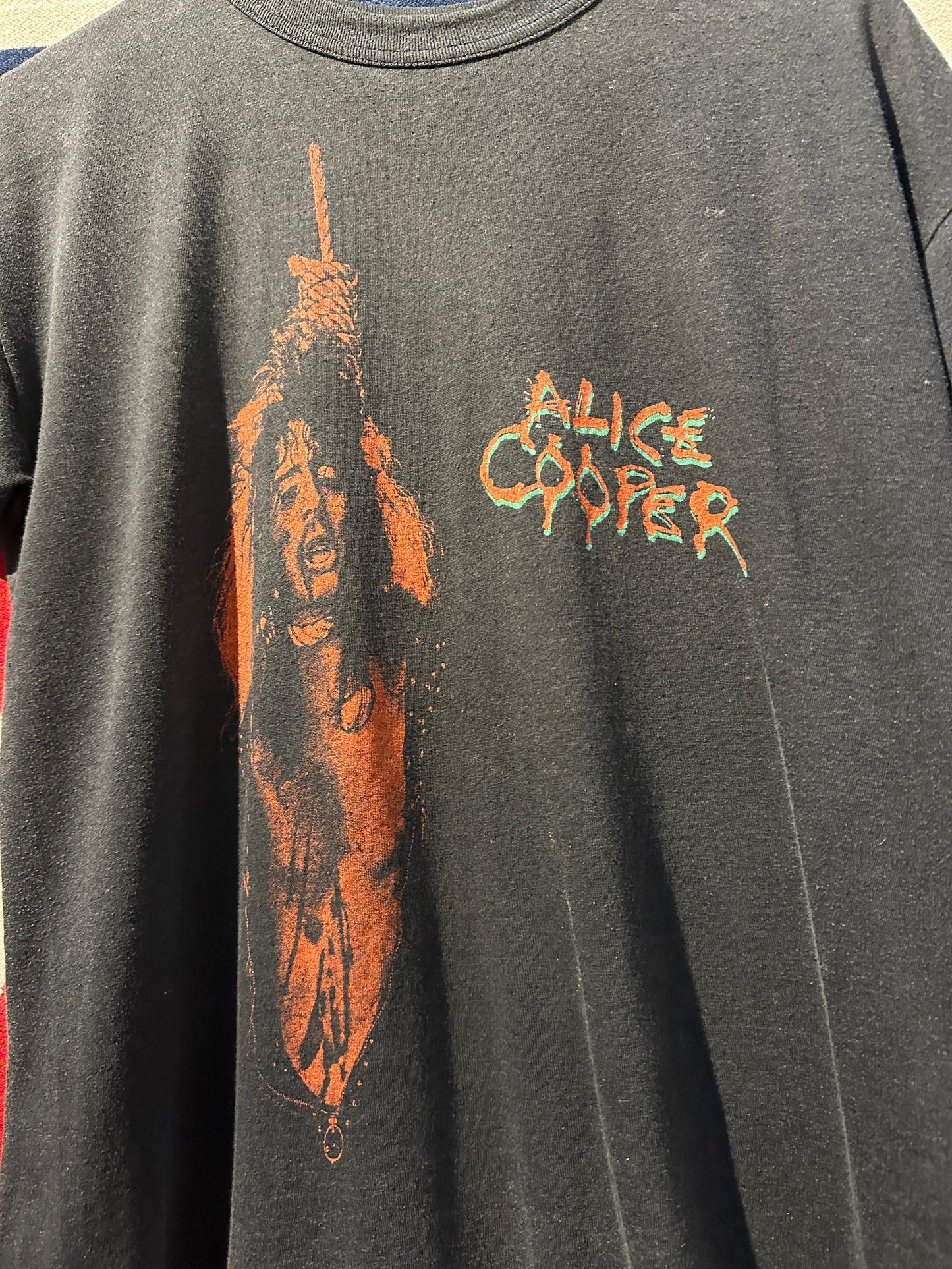1986 Alice Cooper The Nightmare Returns Tour T-Shirt - S | Default Title, Red