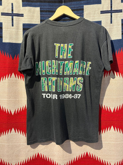 1986 Alice Cooper The Nightmare Returns Tour T-Shirt - S | Default Title, Red