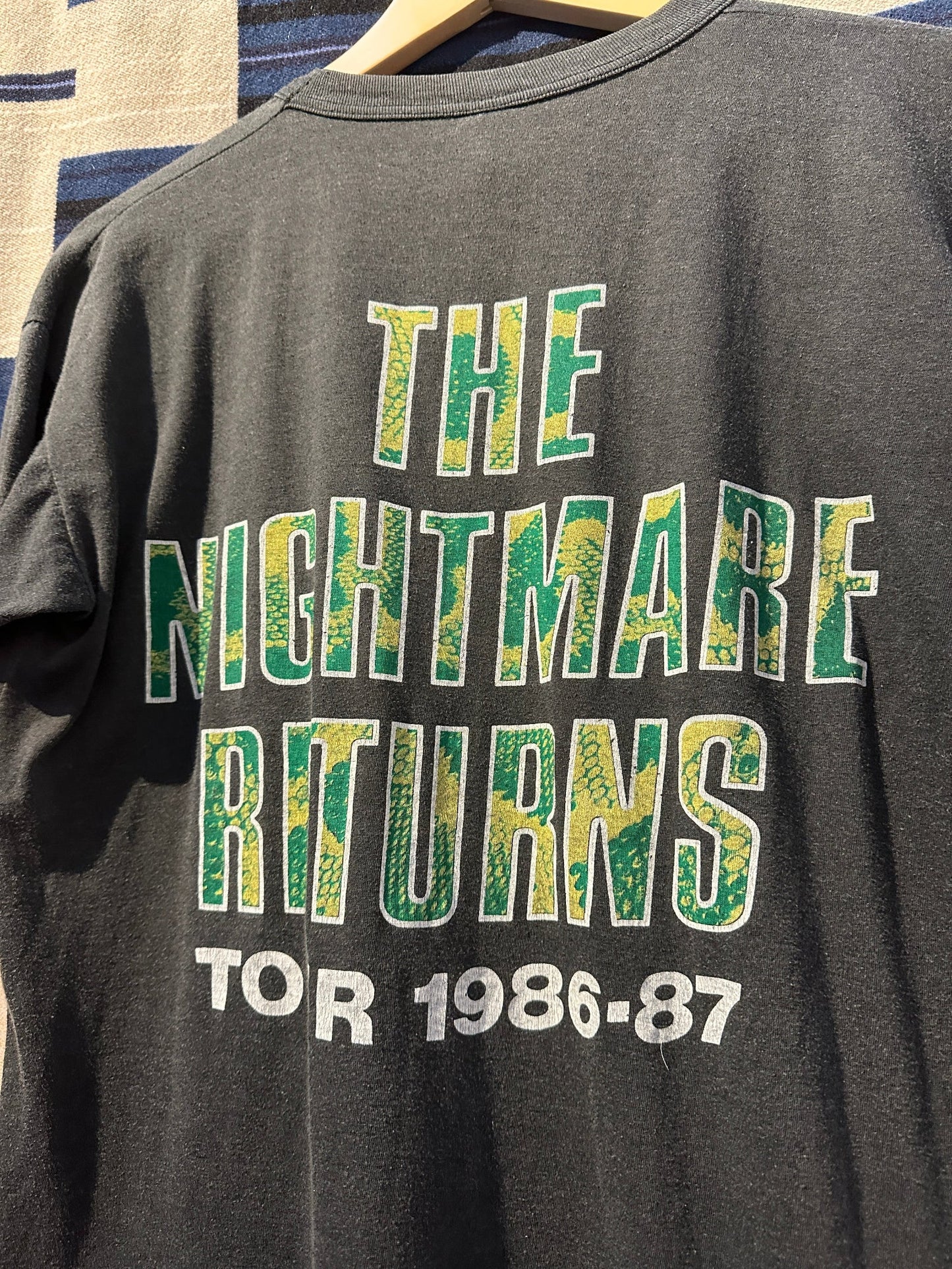 1986 Alice Cooper The Nightmare Returns Tour T-Shirt - S | Default Title, Red