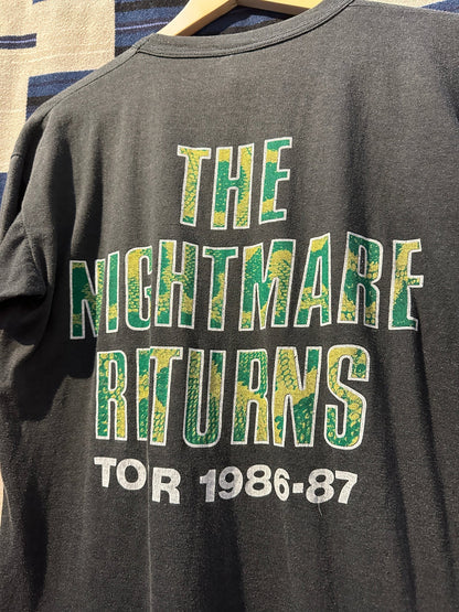 1986 Alice Cooper The Nightmare Returns Tour T-Shirt - S | Default Title, Red