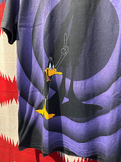 1992 Daffy Duck AOP T-Shirt - L | Large, Red