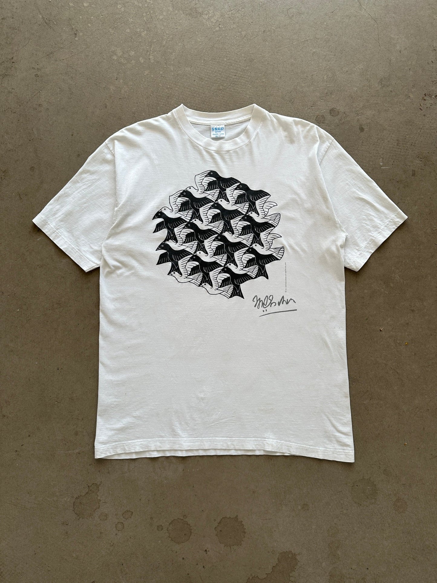 1990’s M C Escher Birds T-Shirt - XL