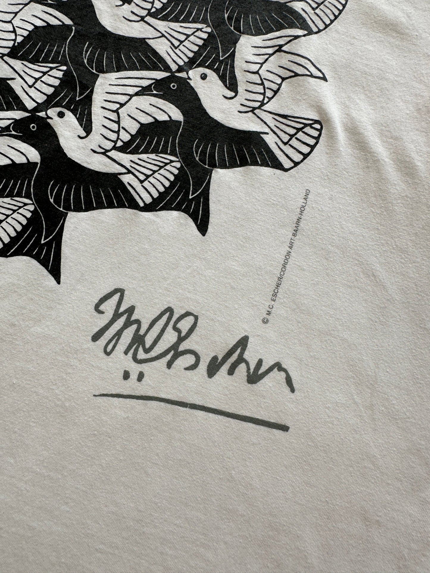 1990’s M C Escher Birds T-Shirt - XL