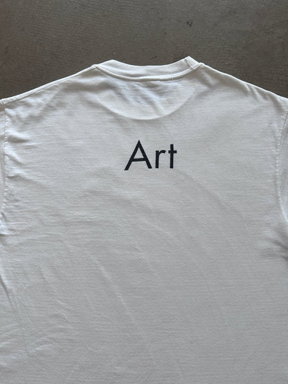1990’s Utopia is an Art Form T-Shirt - L | White, Red