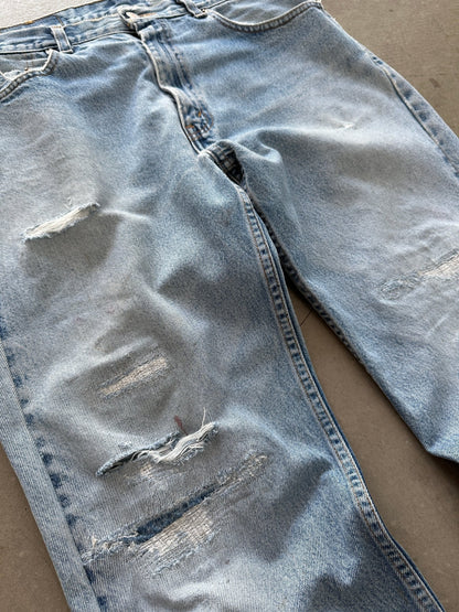1990's Levi's Repaired 505 Jeans - 35 x 32 | Default Title, Red