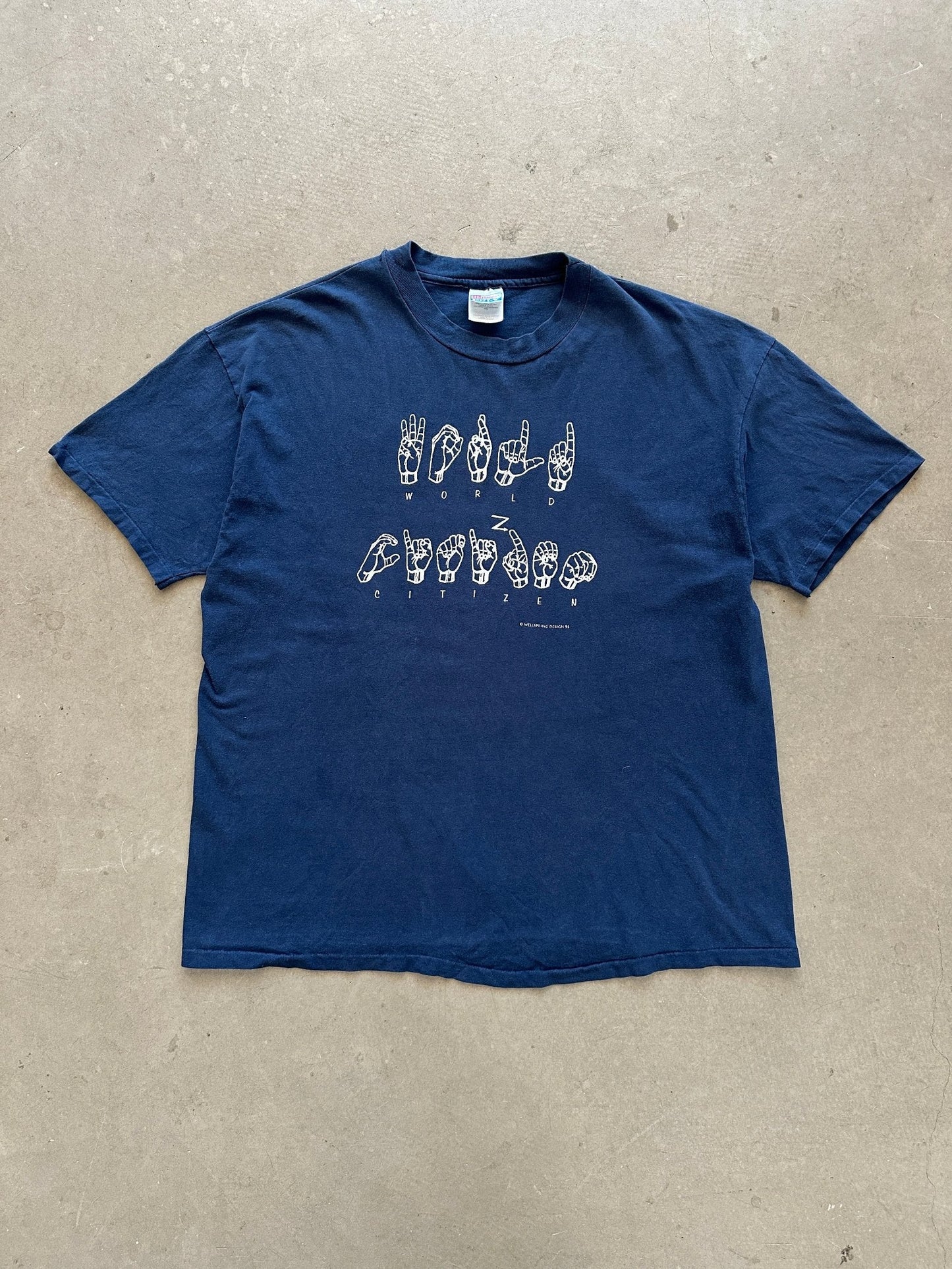 1996 World Citizen T-Shirt - XXL | Default Title, Red