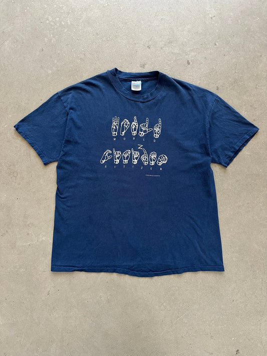 1996 World Citizen T-Shirt - XXL | Default Title, Red